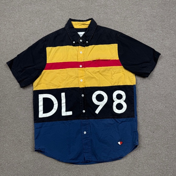 Diamond Supply Co. Other - Diamond Supply Skateboarding Shirt Mens Size M Blue Button Up Short Sleeve